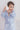 Bamboo Organic Cotton Bathrobe - Seashell Blue - Bimbo Concept