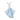 Doudou Blue Handkerchief Rabbit Sailor - 10 cm - Bimbo Concept