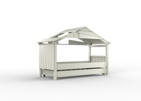 Star treehouse bed with pull out drawer