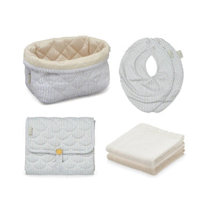 Baby Care Set - Classic Stripes Blue