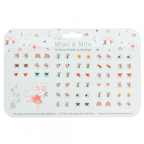 Mimi and Milo Stick on Earrings