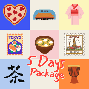 Travel Around the World Summer Camp | 5 Days Package for week 1 & 3 (4-6yo)