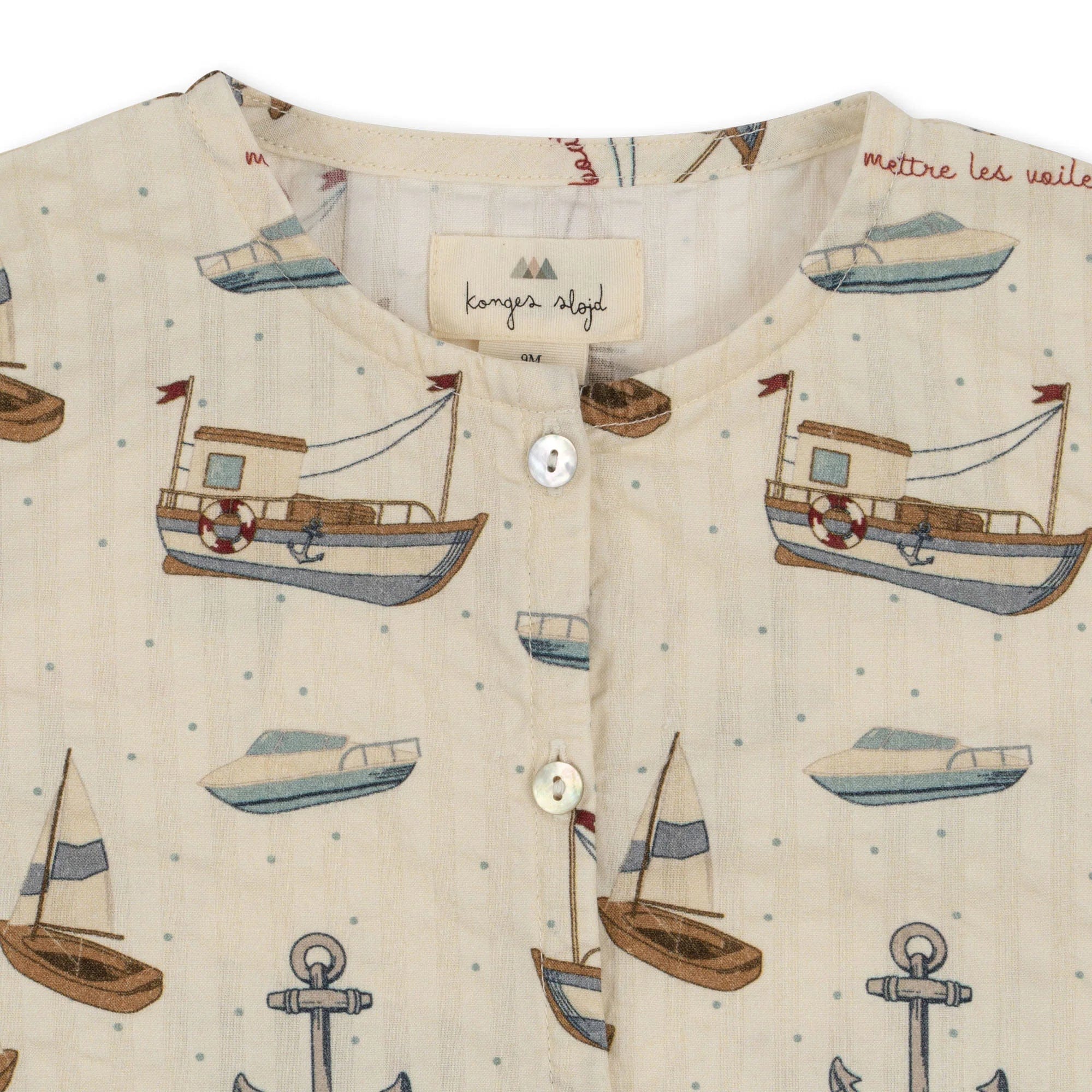 Ace Romper Gots - Sail Away