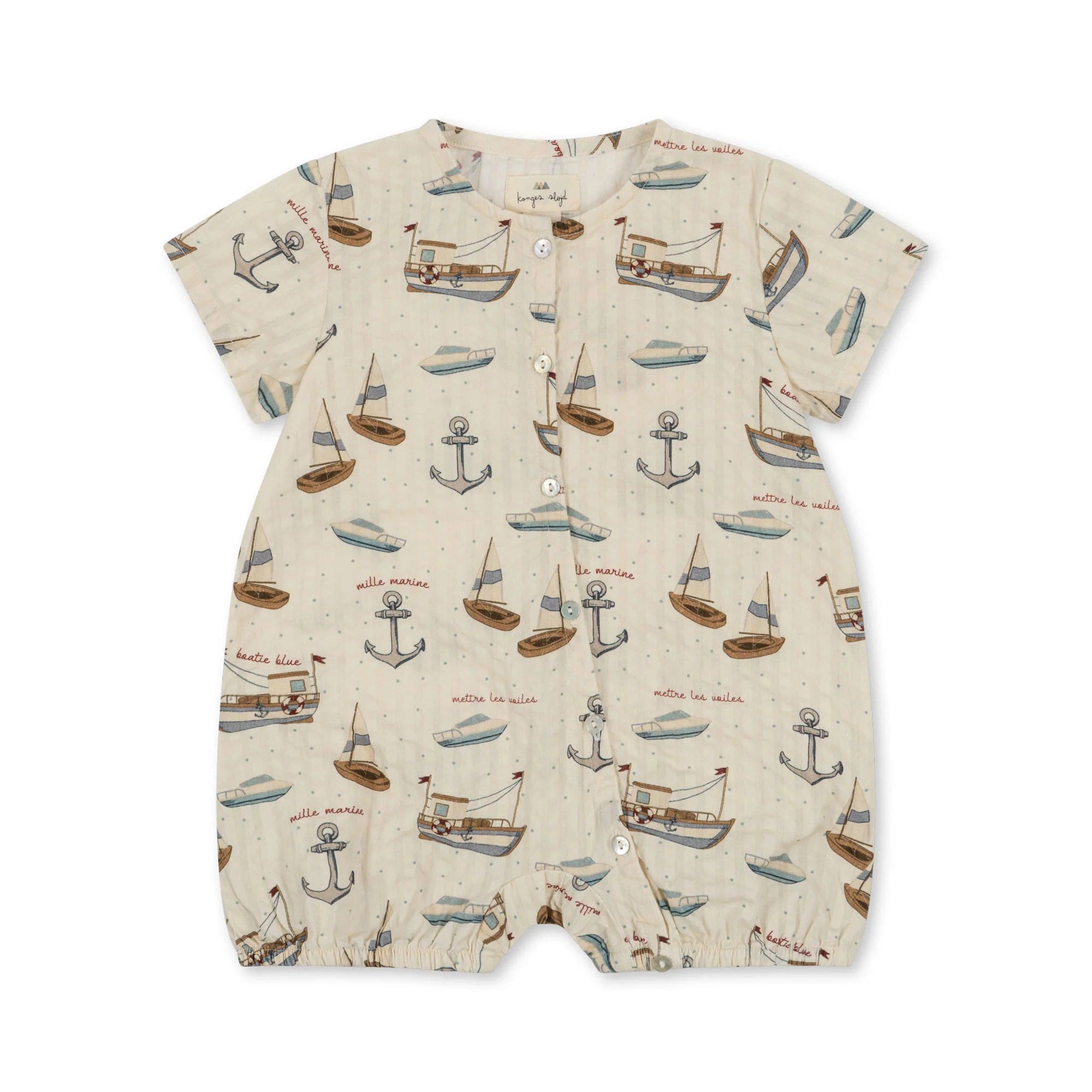 Ace Romper Gots - Sail Away