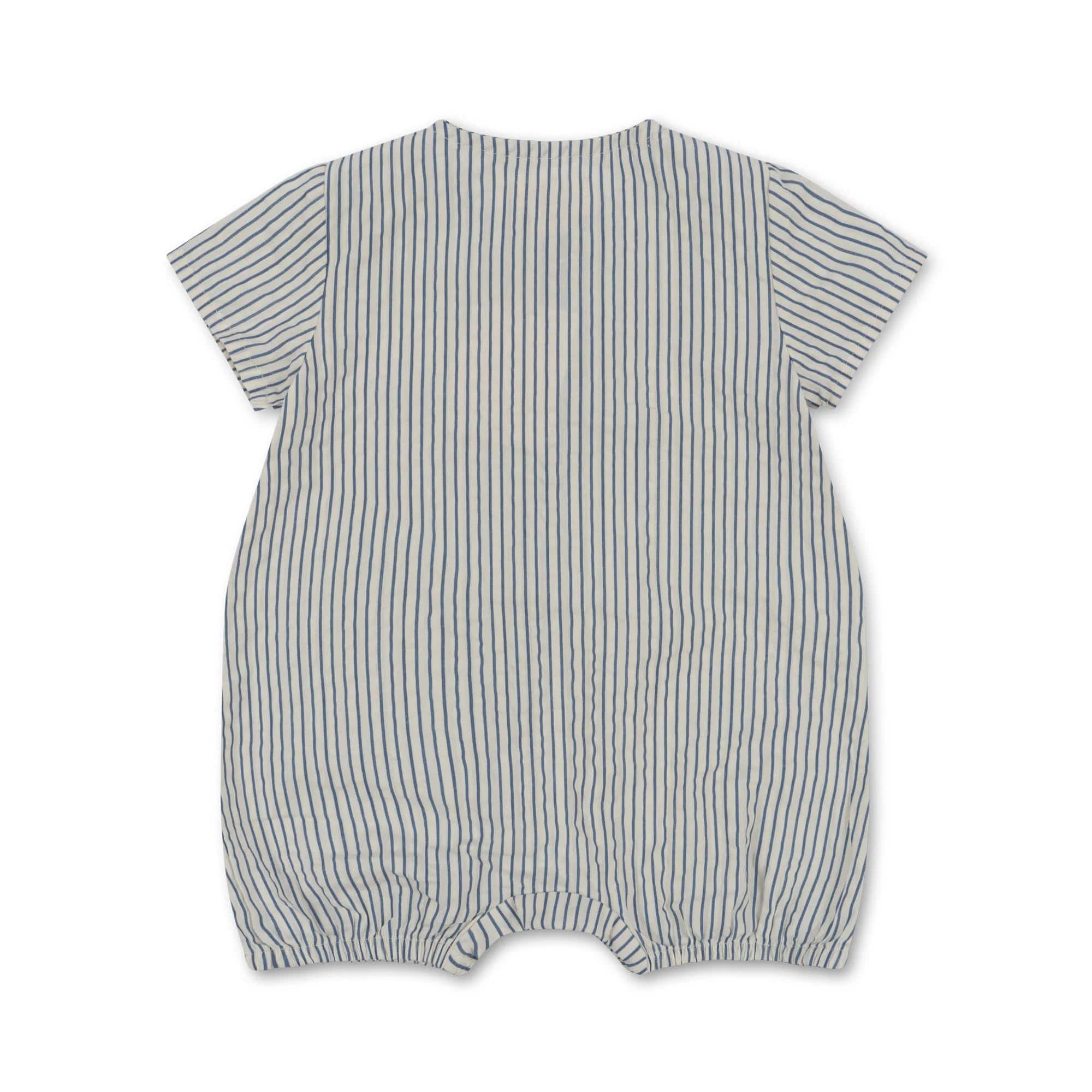 Ace Romper Gots - Stripe Bluie