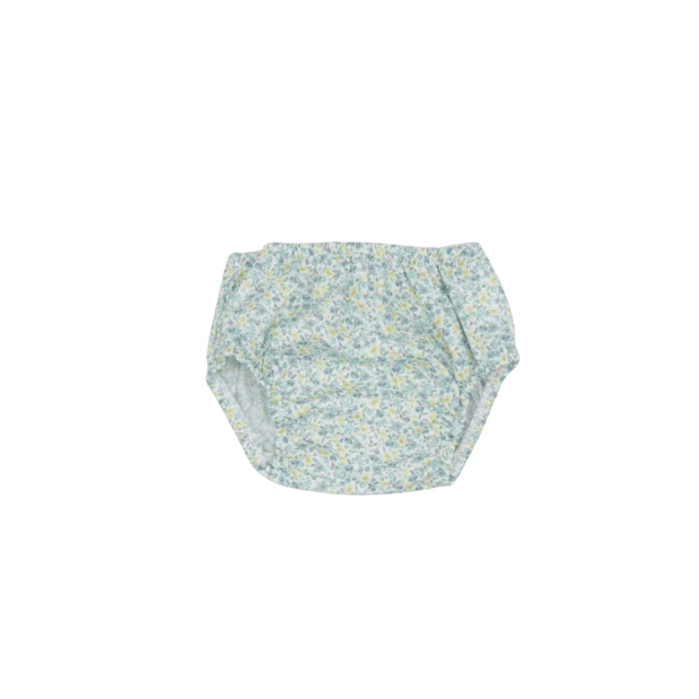 Blue And Yellow Flower Diaper Cover