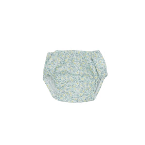 Blue And Yellow Flower Diaper Cover