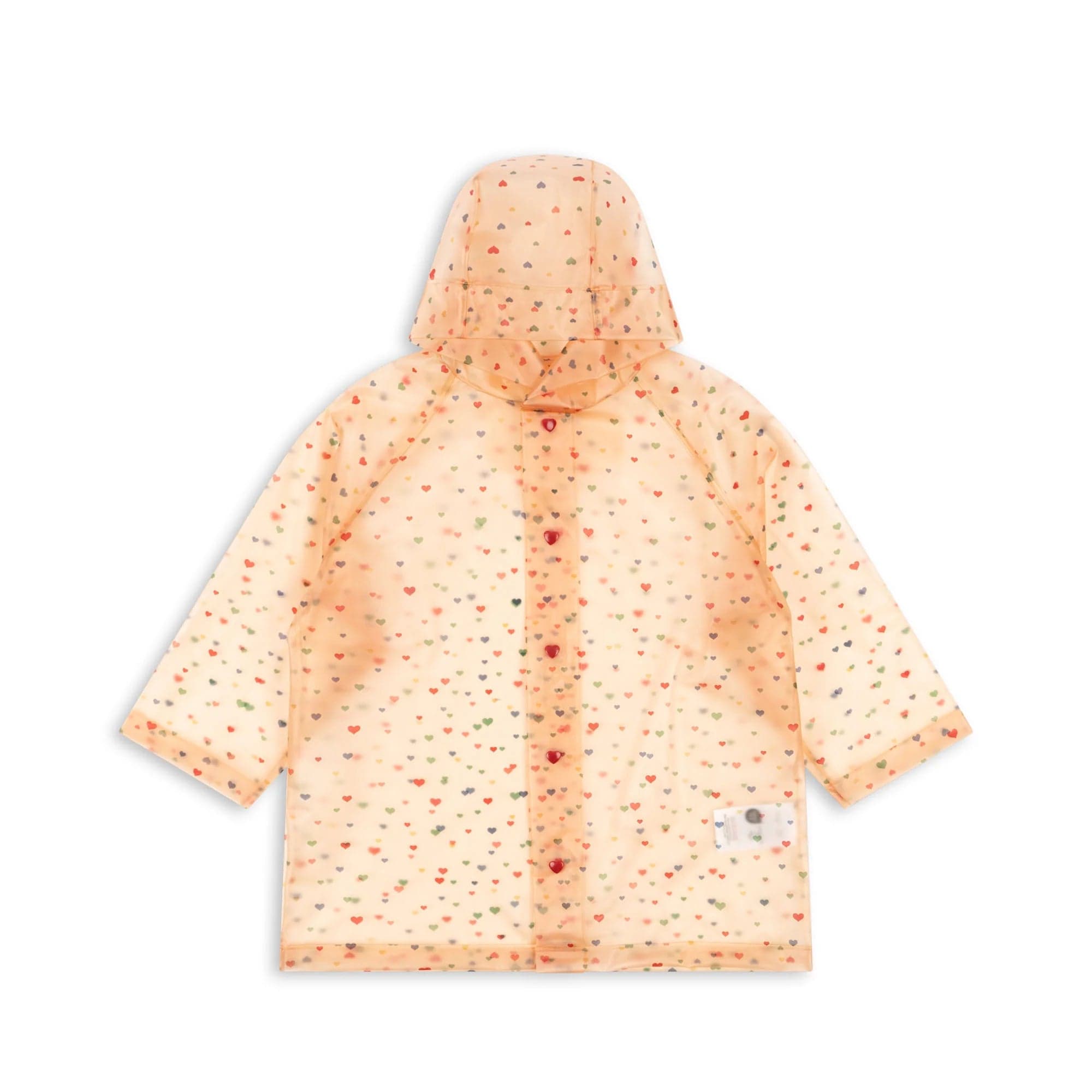 Brume Glitter Raincoat - Multi Heart