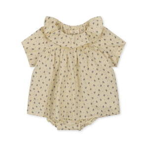 Bitsy Romper - Point Bleu