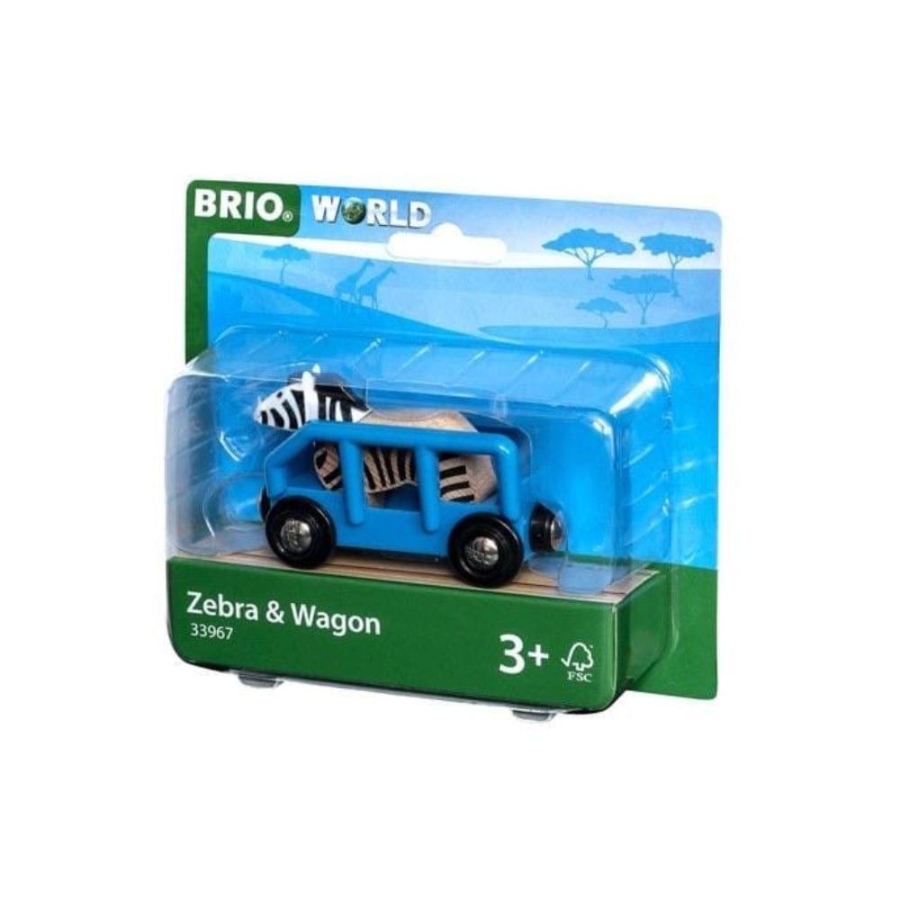Brio World: Zebra & Wagon