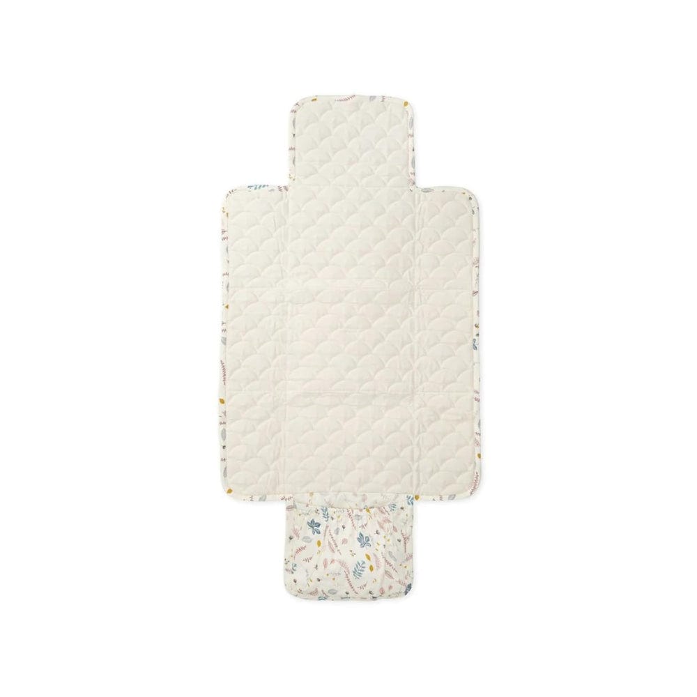 Changing Mat, Quilted OCS Pressed Leaves Rose Bimbo Concept