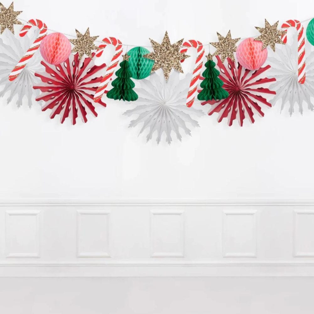 Christmas Honeycomb Garland