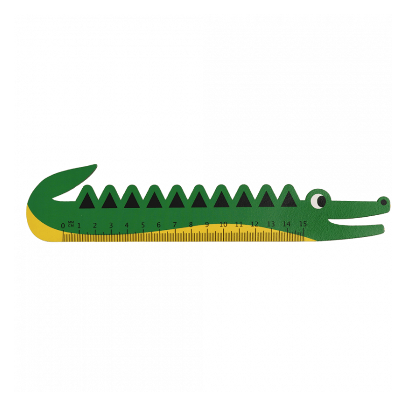 Crocodile Wooden Ruler