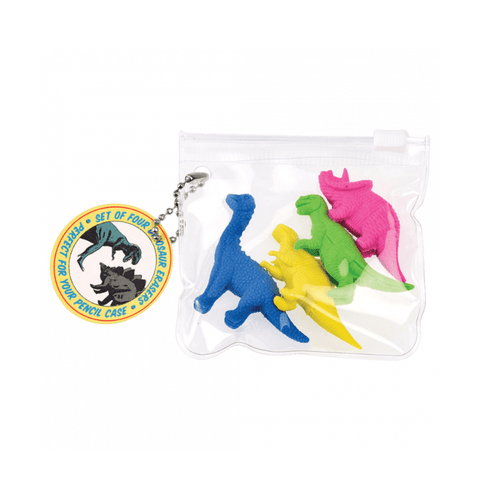Dinosaur Erasers (Set of 4)