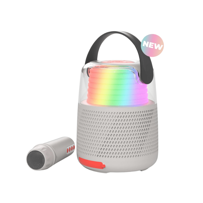 Bluetooth Grey Karaoke and Speaker