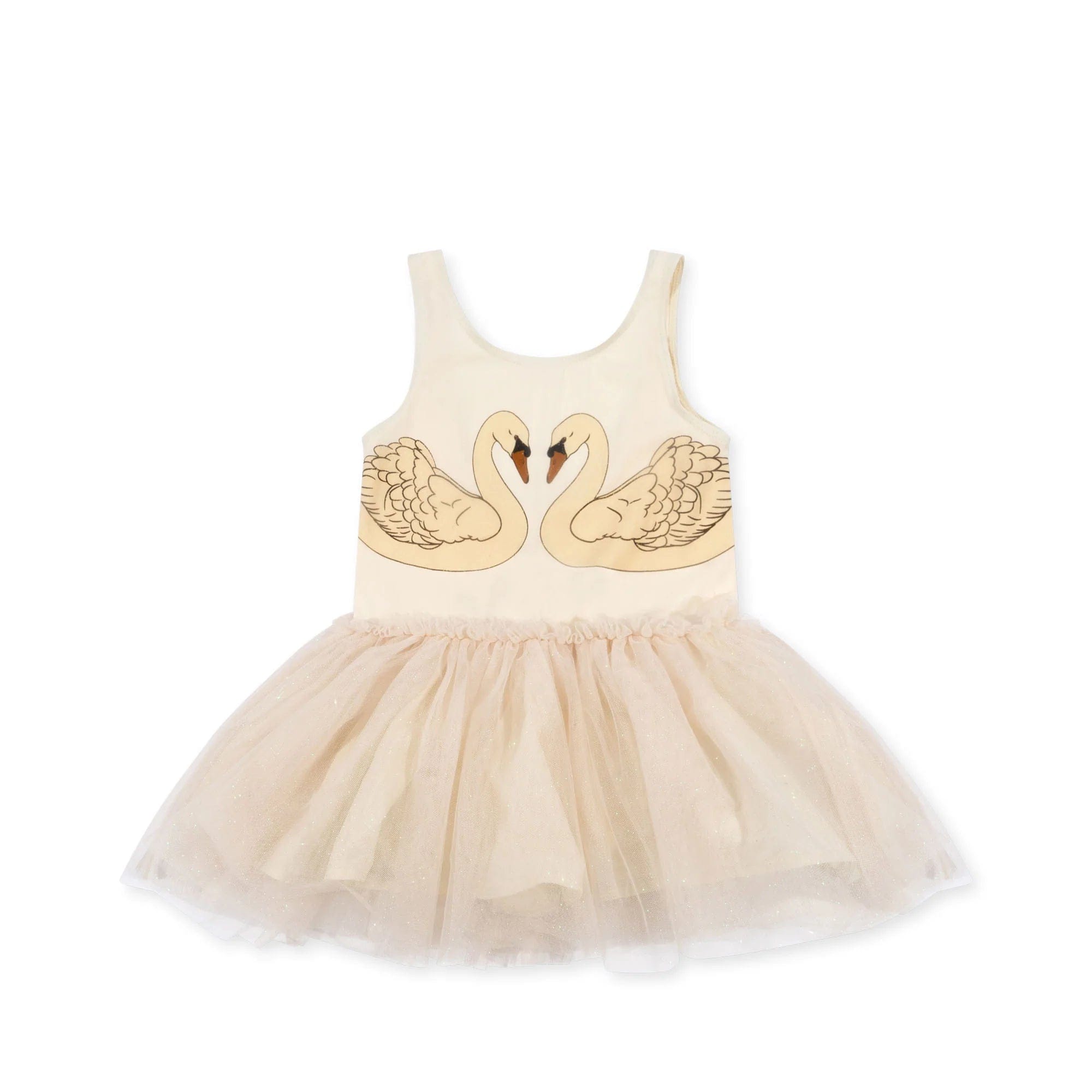 Fairy Ballerina Strap Dress - Buttercream Glitter