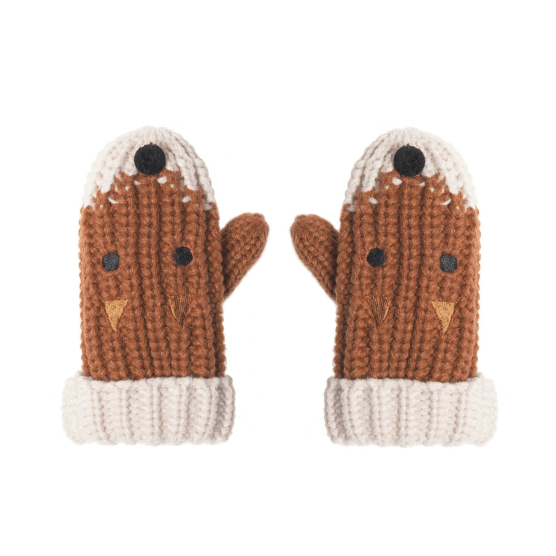 Felix Fox Knitted Mittens