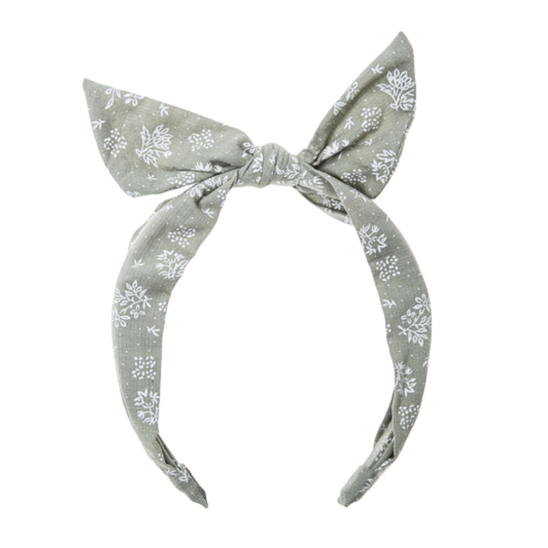 Floral Sprig Tie Headband