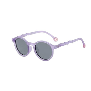 Junior + Oval Sunglasses - Shell Purple