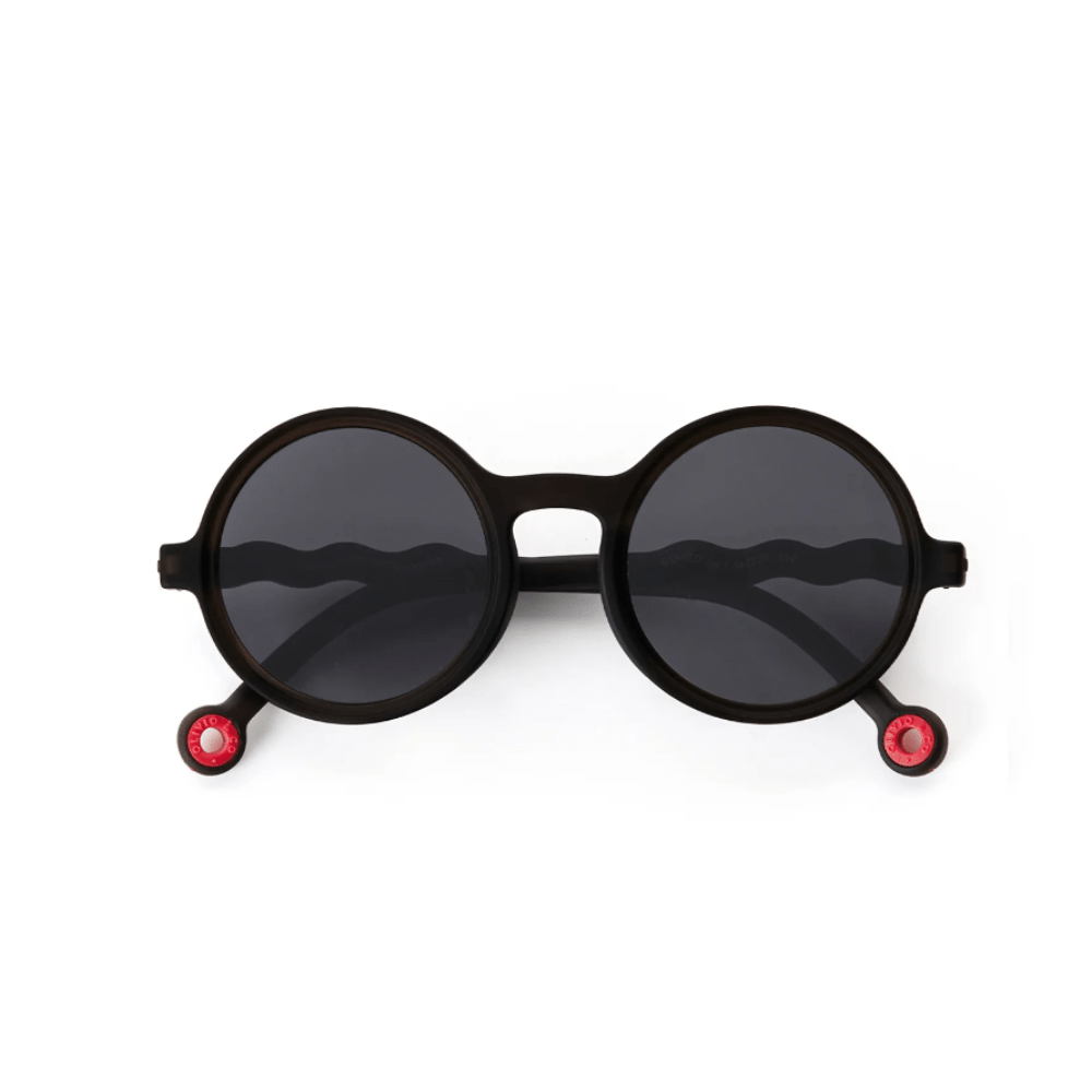 Junior Round Sunglasses - Squid Black