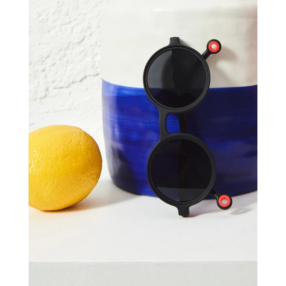 Junior Round Sunglasses - Squid Black