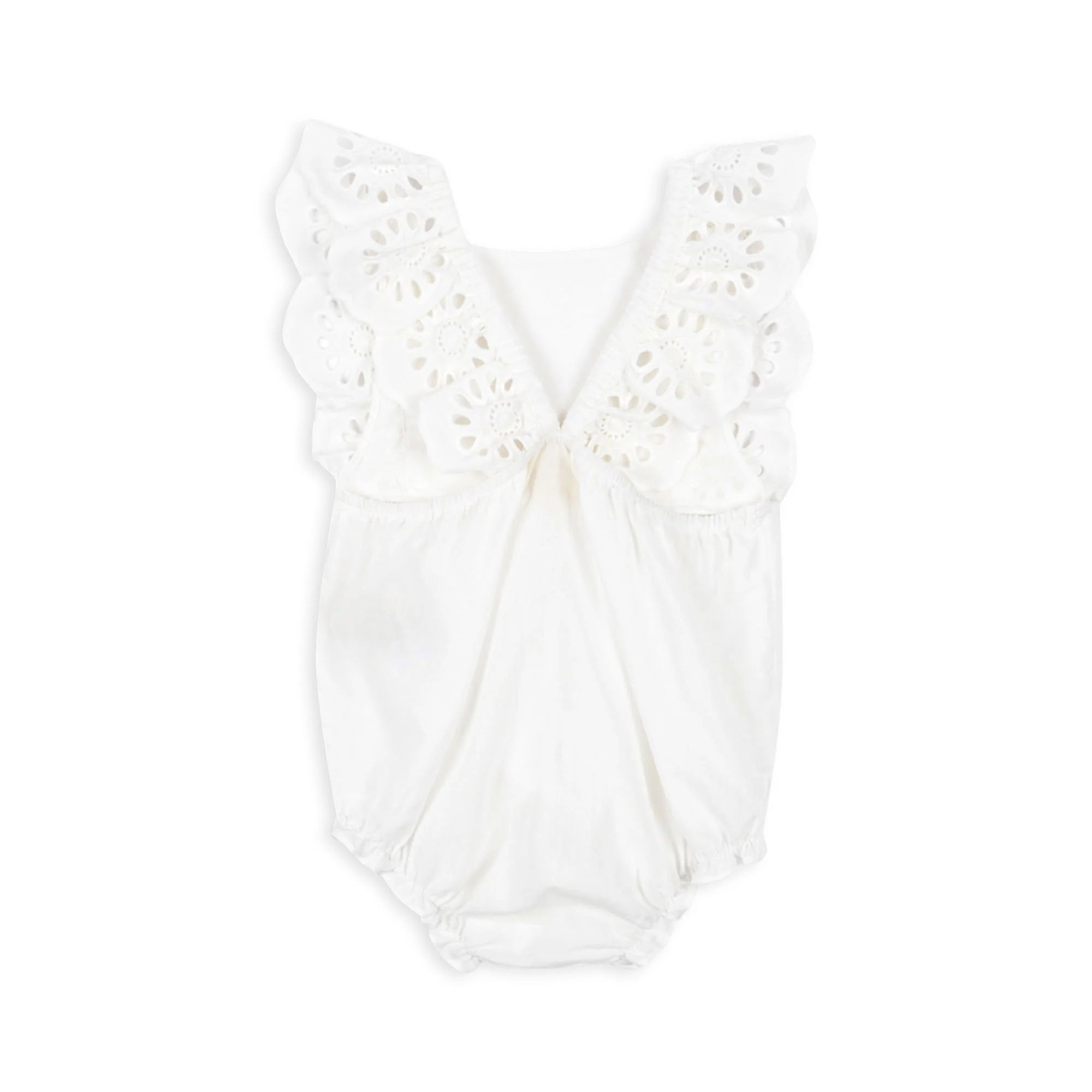 Posey Romper - Optic White