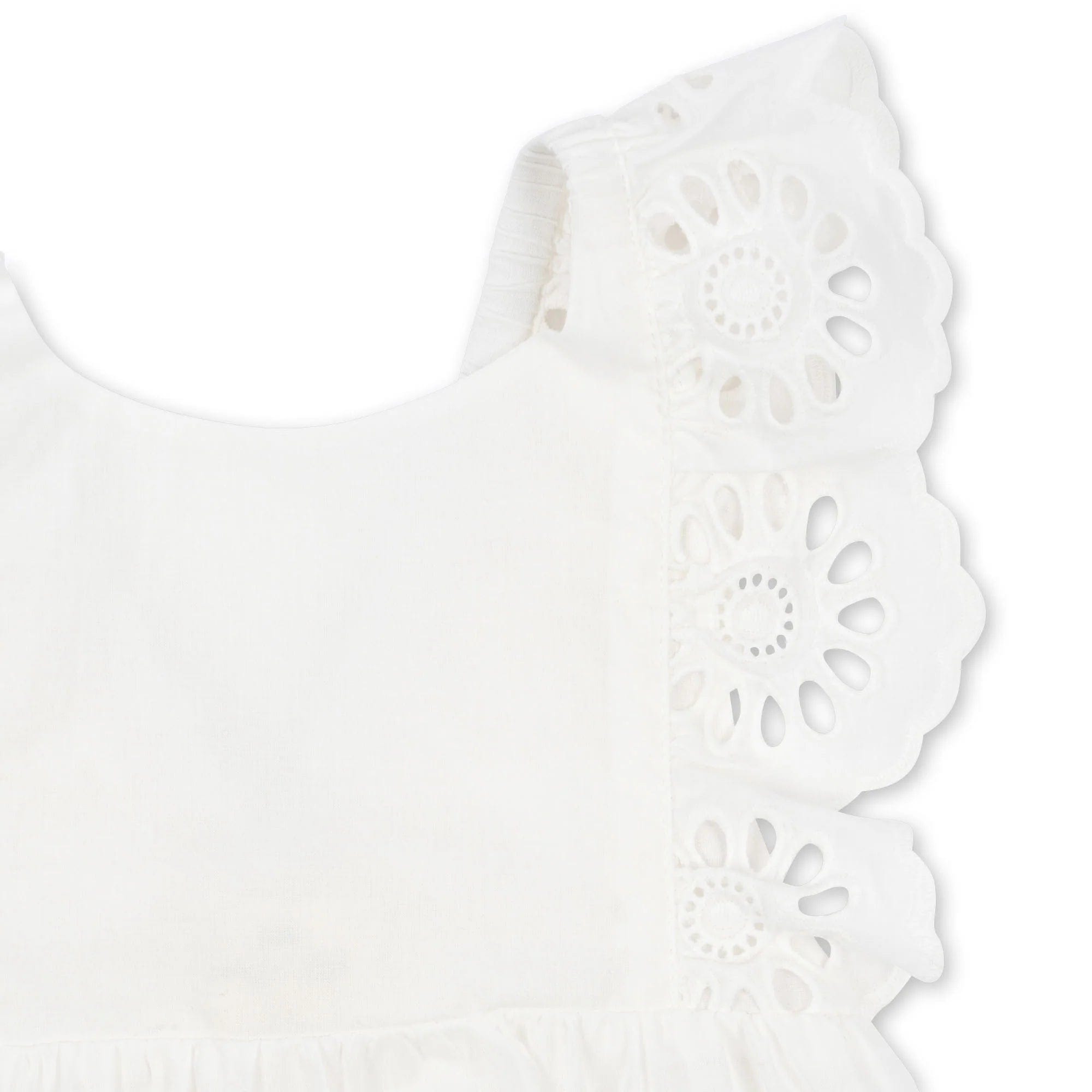 Posey Romper - Optic White