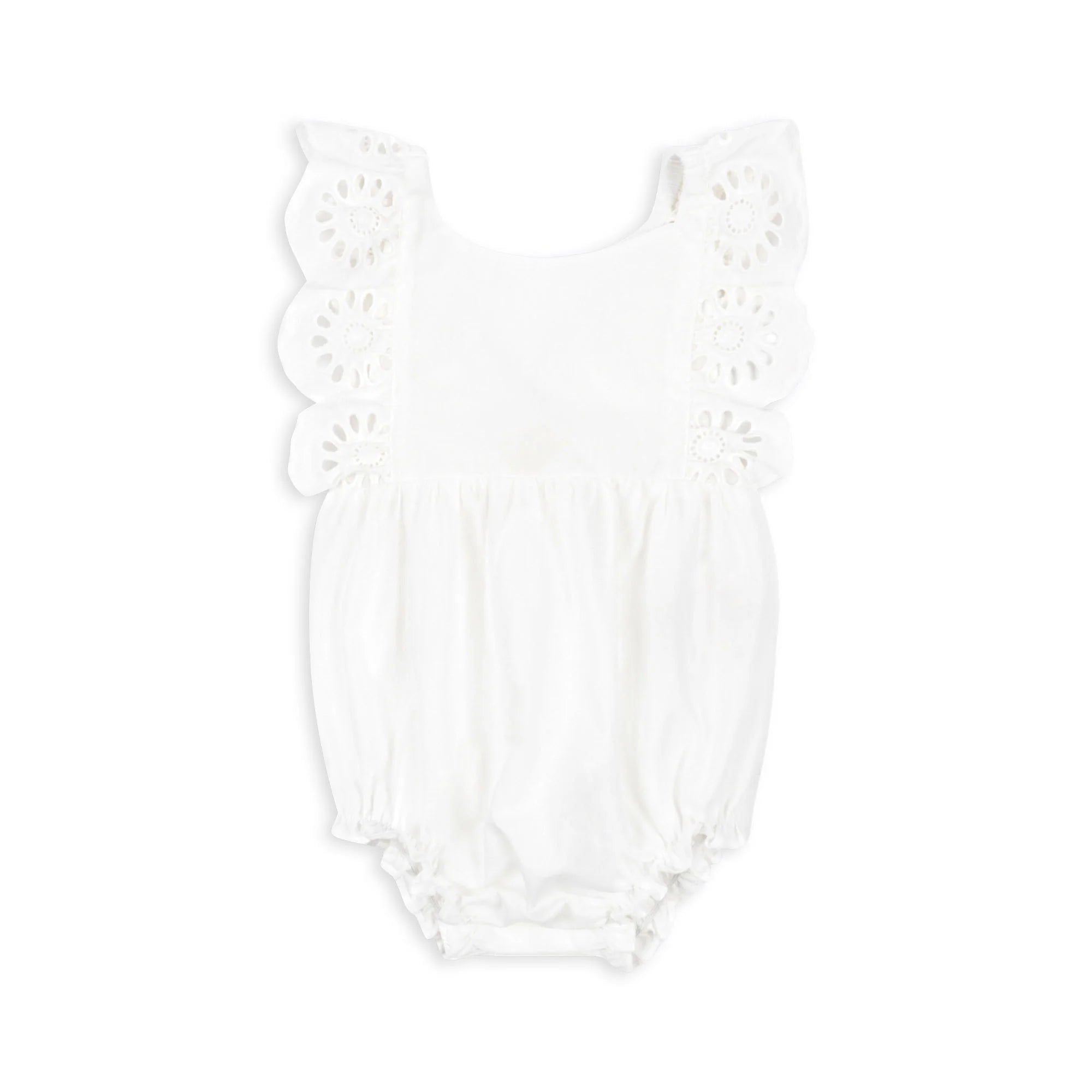 Posey Romper - Optic White