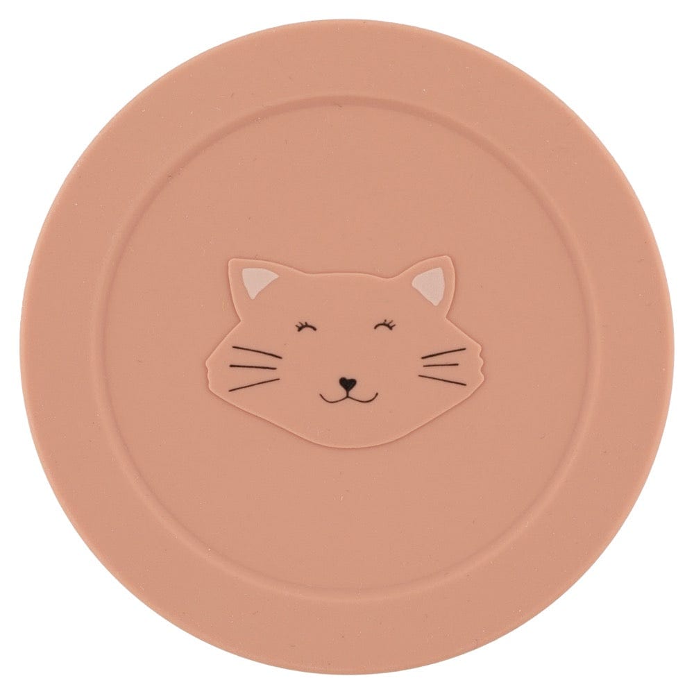 Silicone snack pot with lid - Mrs. Cat