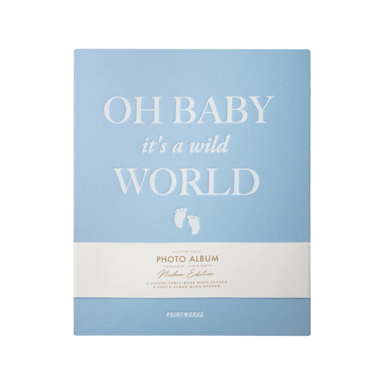 Photo Album - Baby it's a Wild World Blue