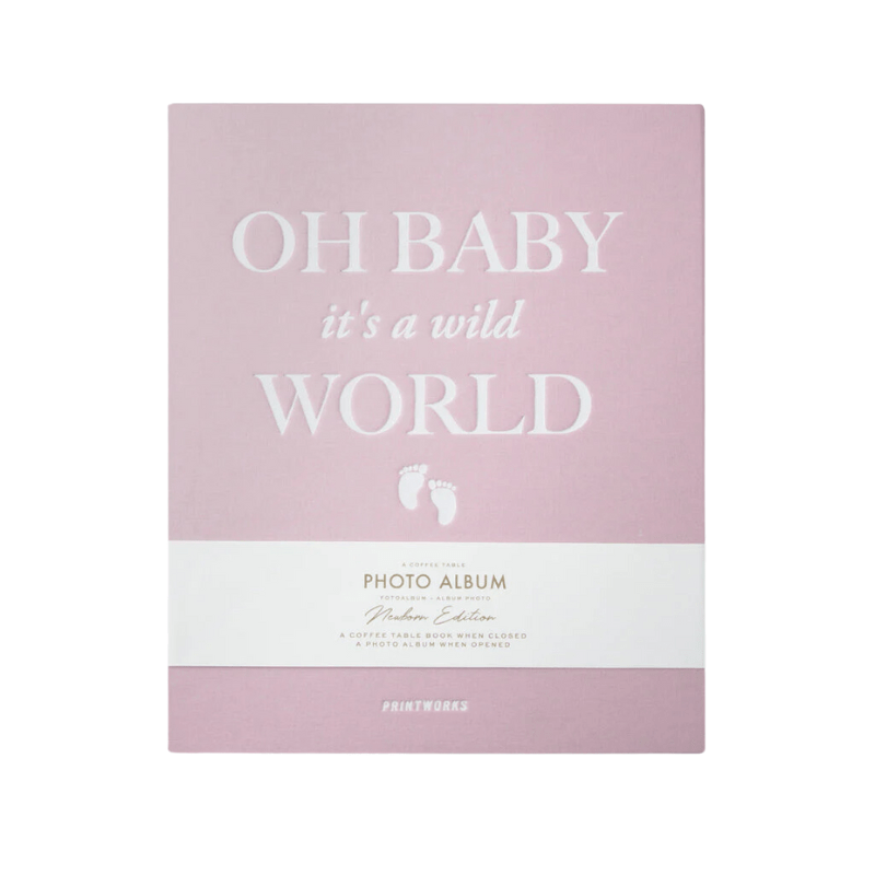 Photo Album - Baby it's a Wild World Pink