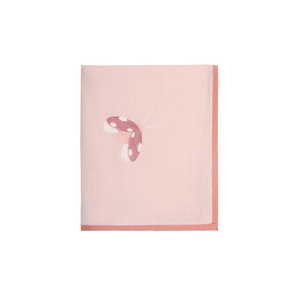 Pink Blossom Organic Double Muslin Blanket