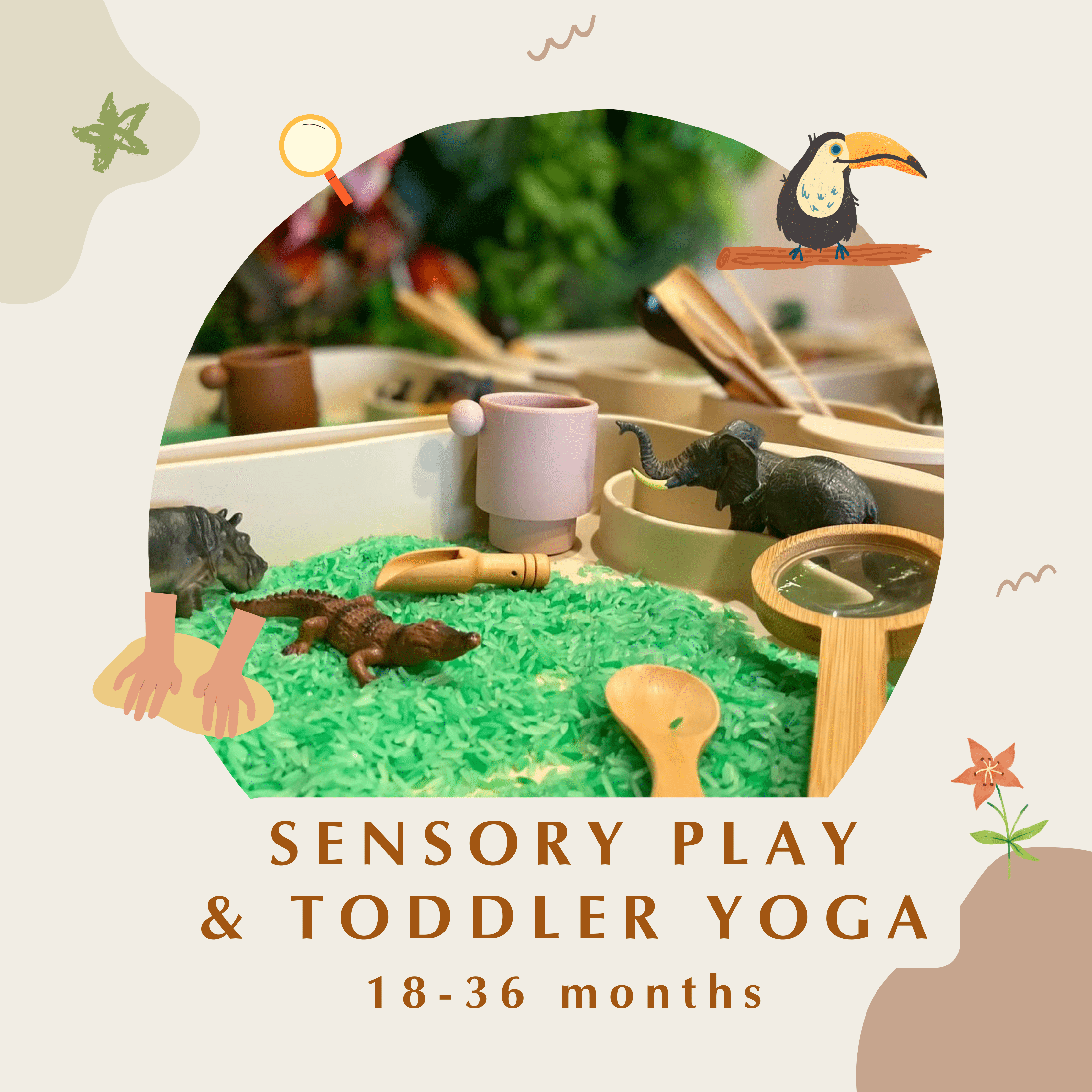Sensory Play & Kids Yoga + Playroom