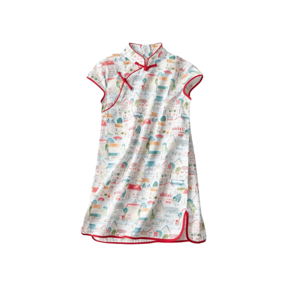 Short Sleeve CheongSam - Village