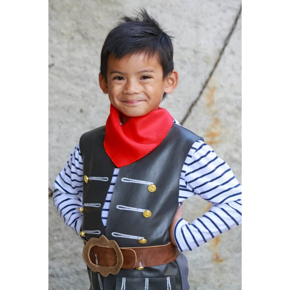 Skully Pirate Vest, Belt & Scarf