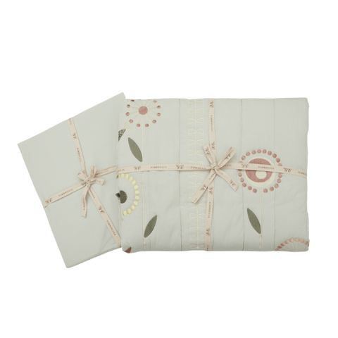 Spring Sprout - Cotton Quilted Duvet Cover and Pillow case