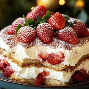 Strawberry Tiramisu Cake Making + Playroom