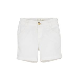 White Twill Shorts