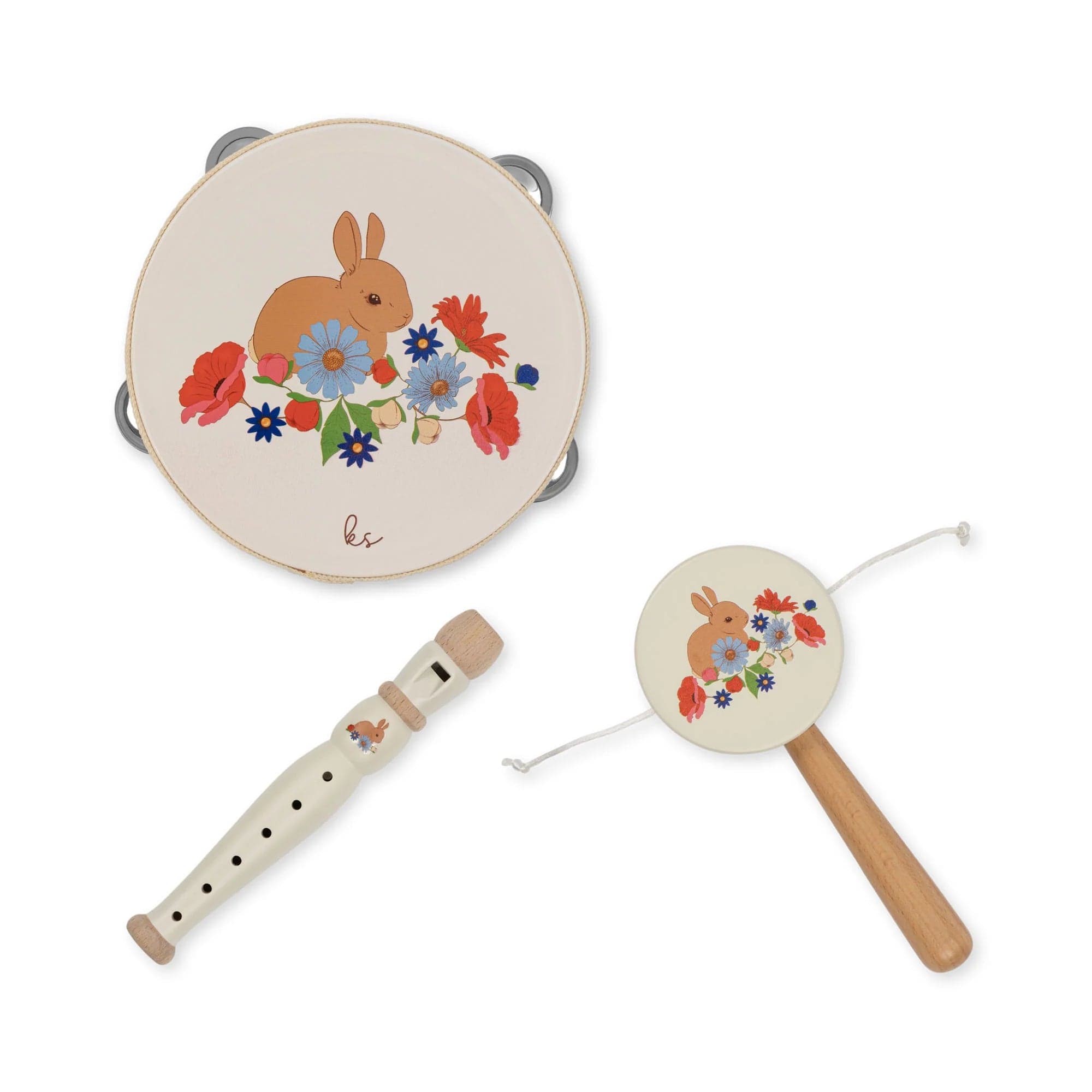 Wooden Music Set Bunny FSC