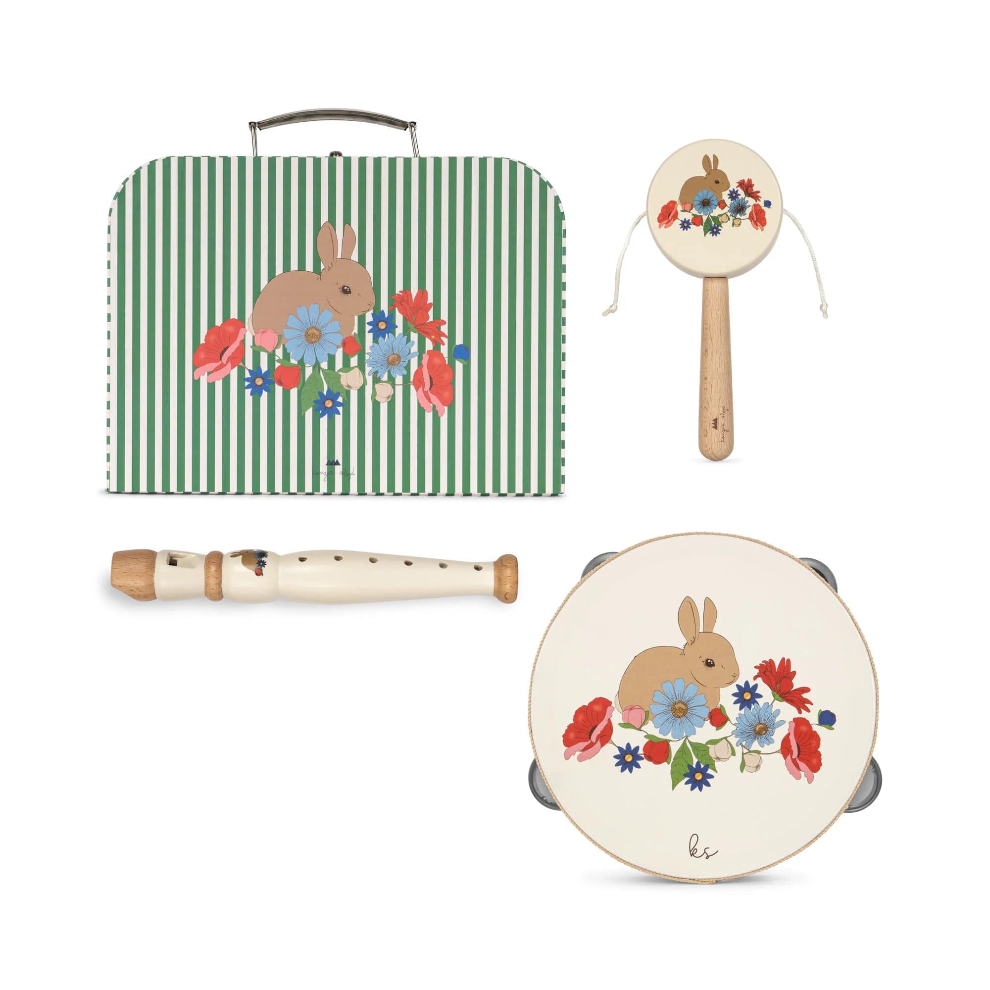 Wooden Music Set Bunny FSC