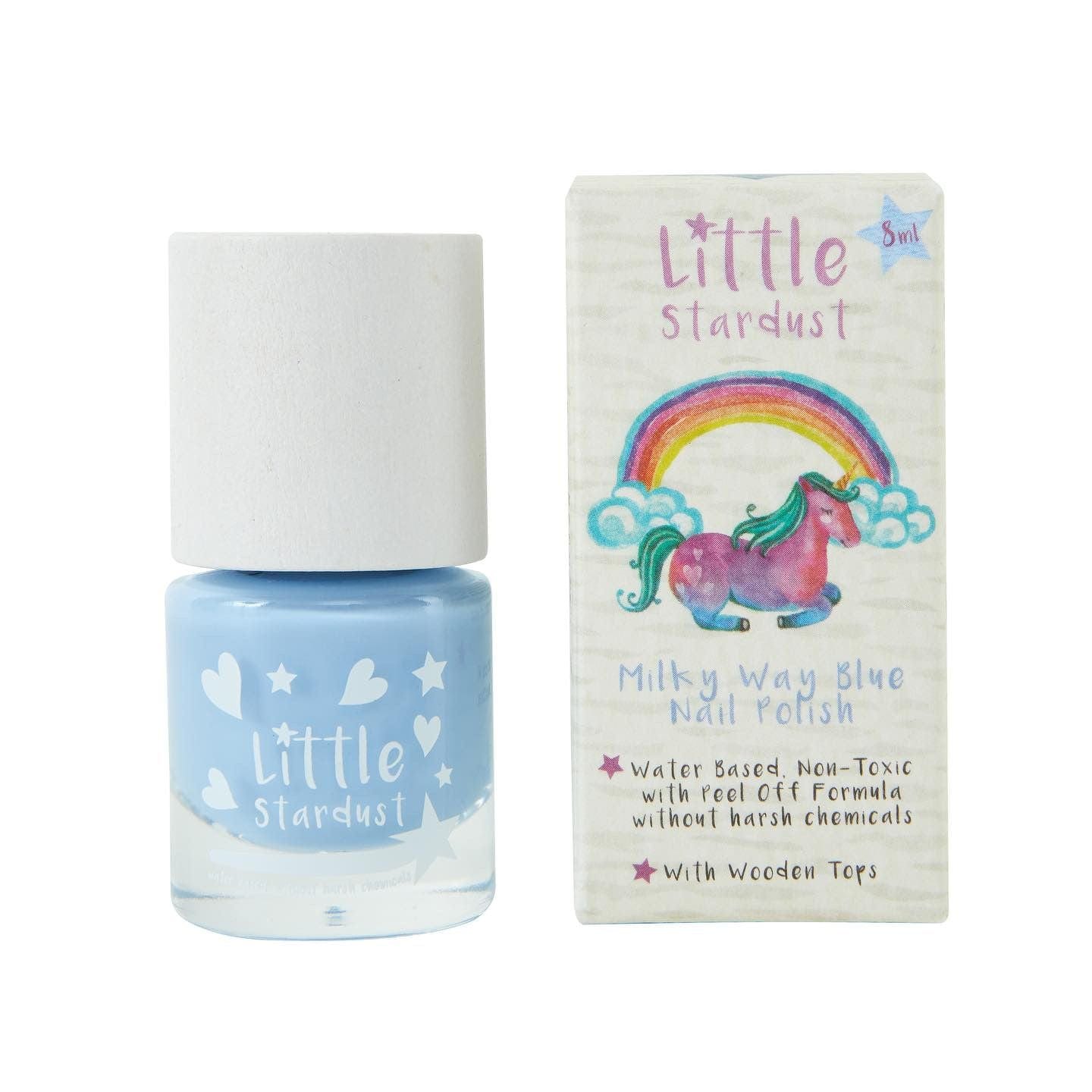 Milky Way Blue Nail Polish