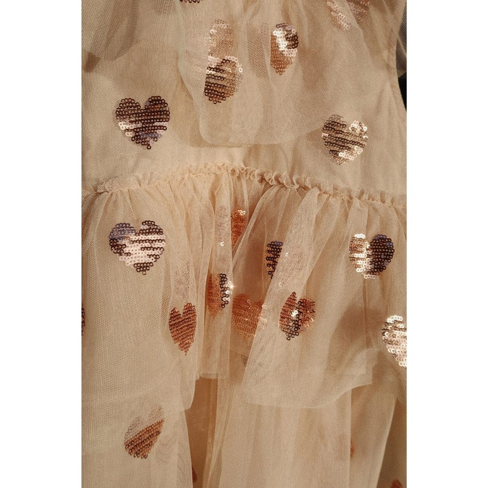 Yvonne Heart Sequins Dress - Coeur Sequins