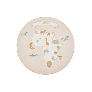 Africa Cushion Round Cover with Filler - Bimbo Concept