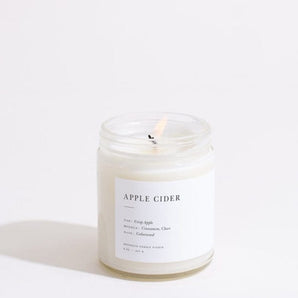 Apple Cider Minimalist Candle - Bimbo Concept