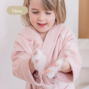 Bamboo Organic Cotton Bathrobe - Seashell Pink - Bimbo Concept