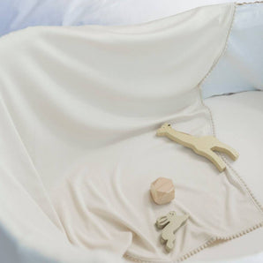 Bamboo Organic Cotton Swaddle Blanket - Safari Sand - Bimbo Concept