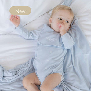 Bib Set x 3 Seashell Blue - Bimbo Concept