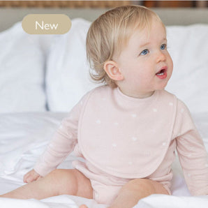 Bib Set x 3 Seashell Pink