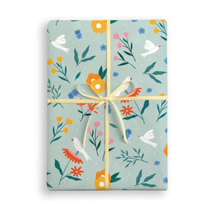 Birds and Flowers Flat Wrap - Bimbo Concept