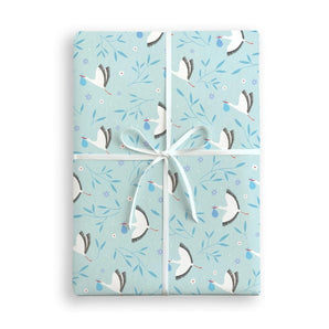 Blue Storks Flat Wrap - Bimbo Concept